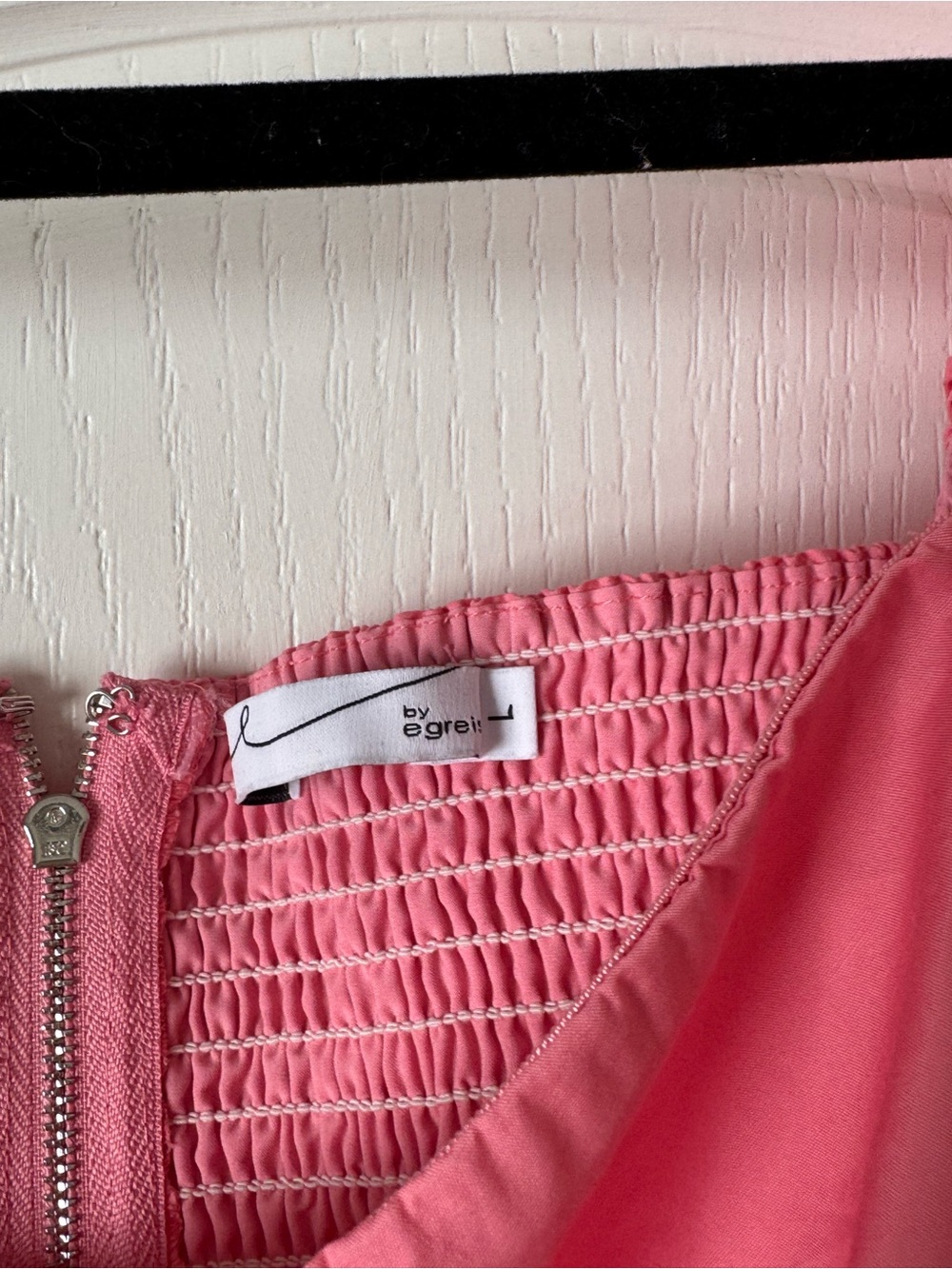 Pink Puff-Sleeve Ruched Drawstring Crop Top - Picture 2 of 2